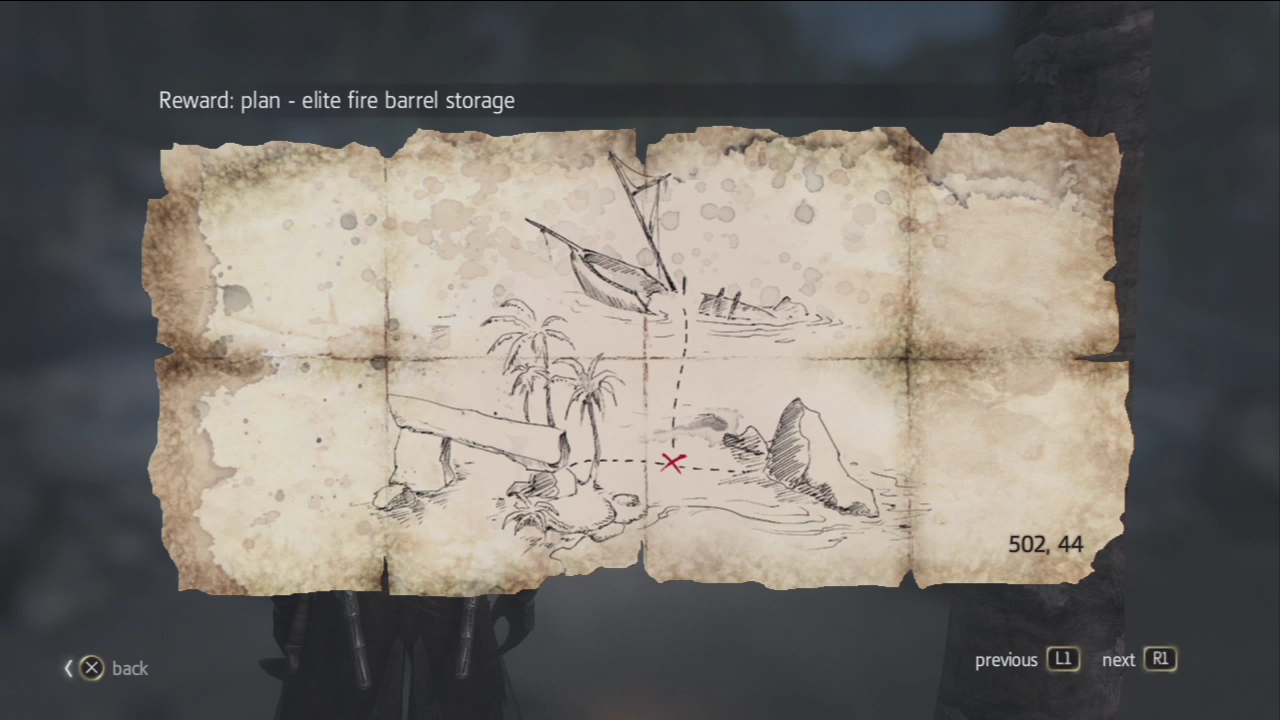 Assassin's Creed IV: Treasure Map 502-44 - , The Video Games Wiki