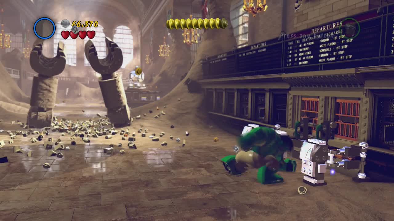 LEGO Marvel Super Heroes: Universe In Peril (3DS) Part 1: Sand Central  Station 
