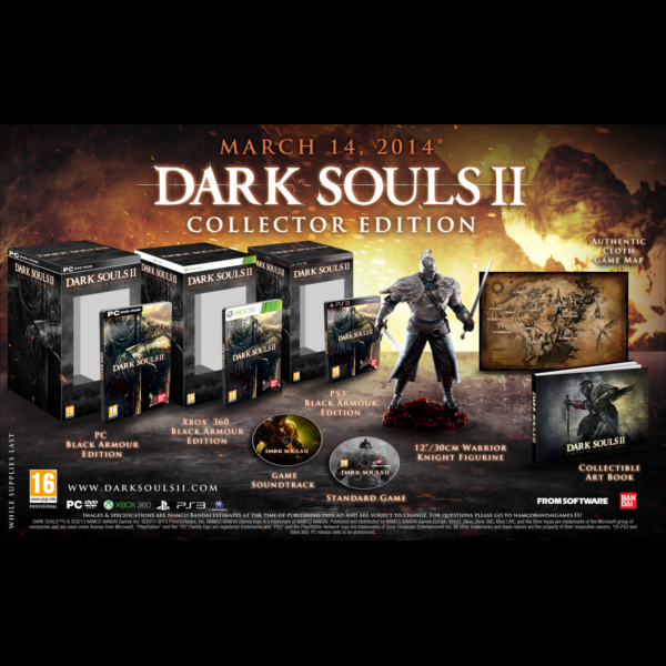 Pre Ordering Dark Souls 2 Black Armor Or Collector S Edition Grants Black Armor Weapons Pack Cheat Code Central