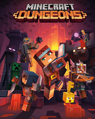 Minecraft Dungeons Cover Art