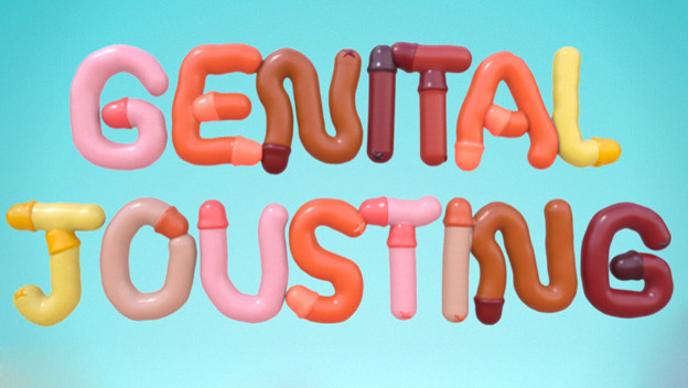 genital jousting playing with friends