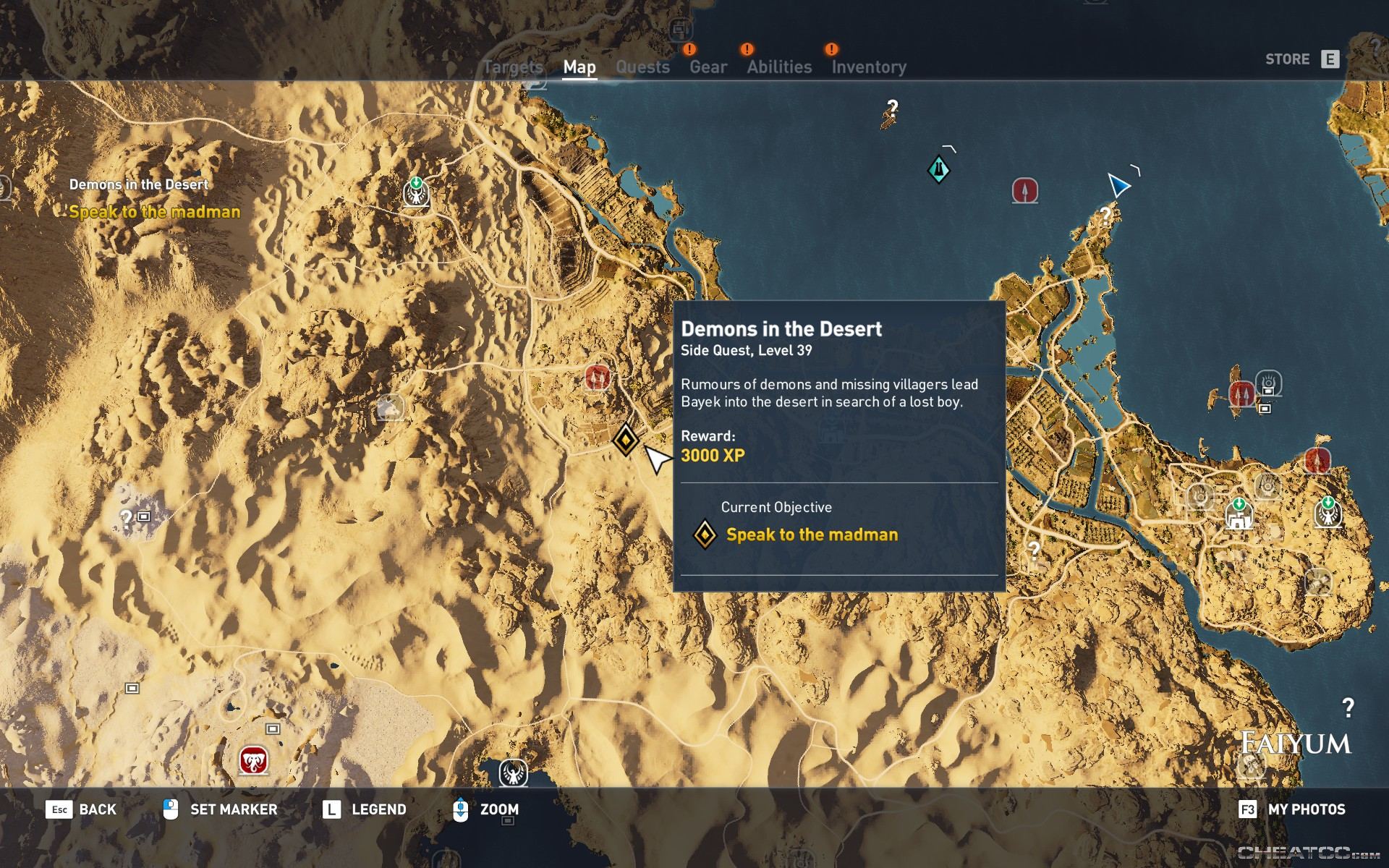 Assassin's Creed: Origins Guide & Walkthrough - Fighting for Faiyum (Side  Quest)