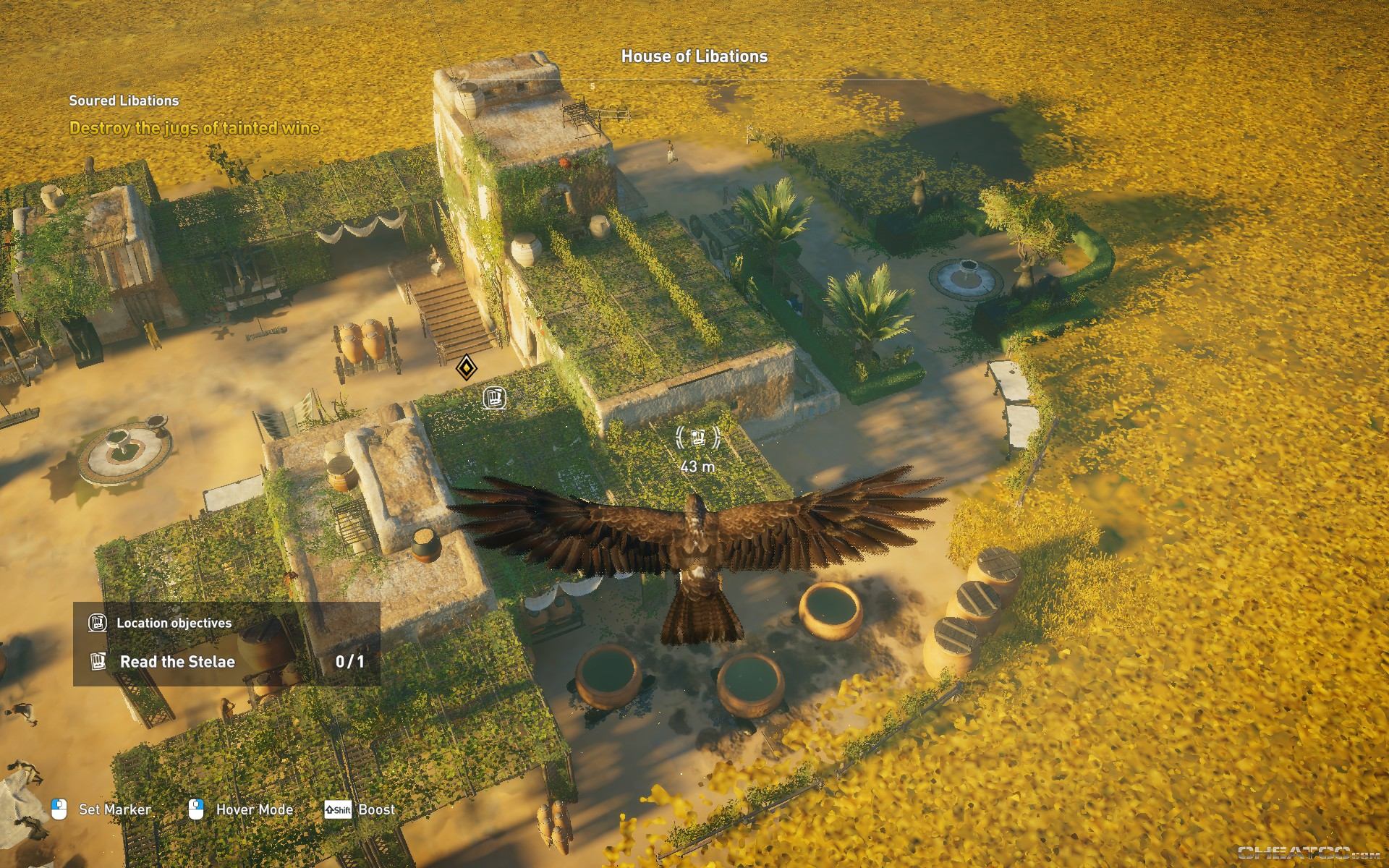 Assassin's Creed Origins - Bird's Eye View of Full Map