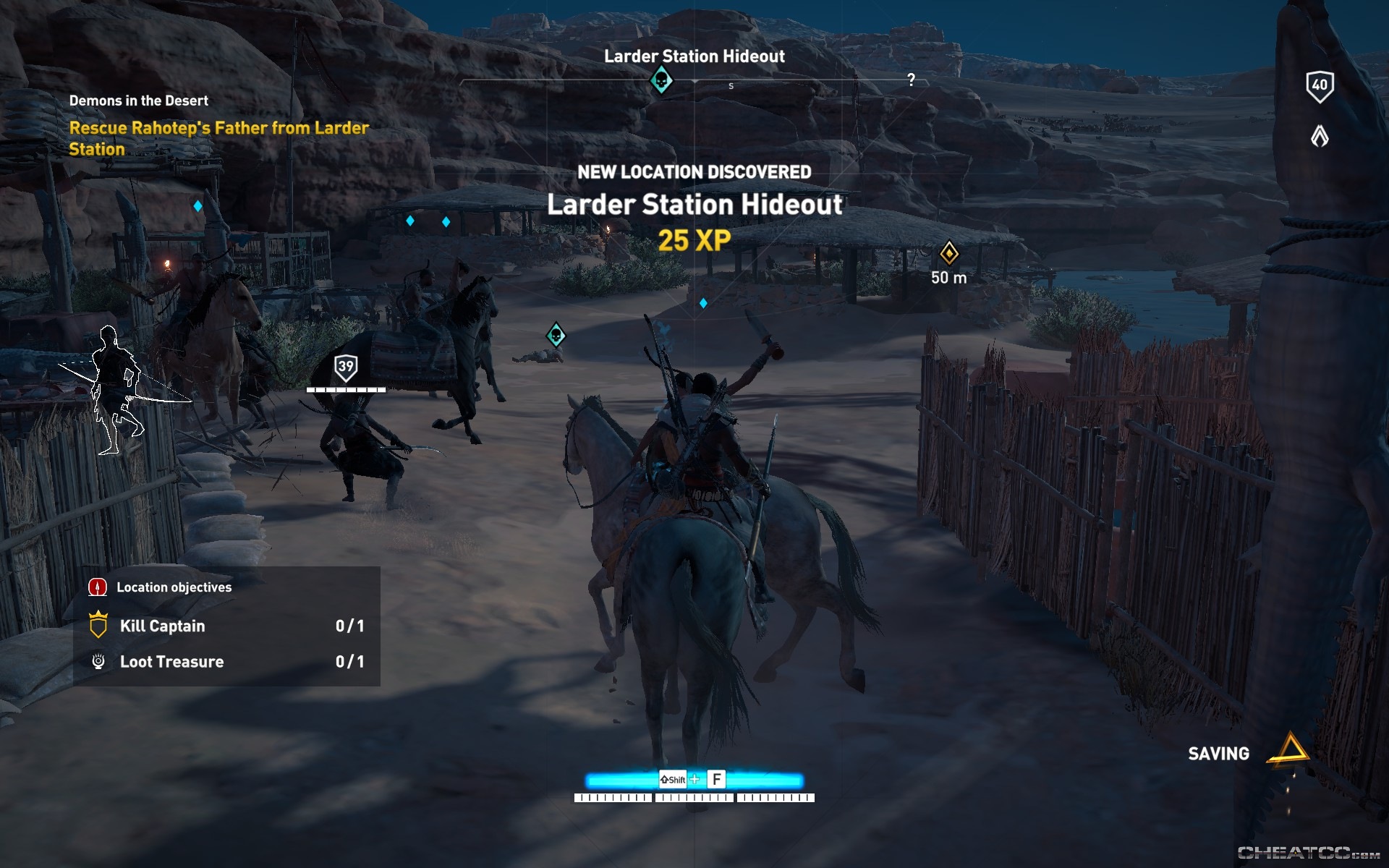 Assassin's Creed: Origins Guide & Walkthrough - Larder Station Hideout  (Location)