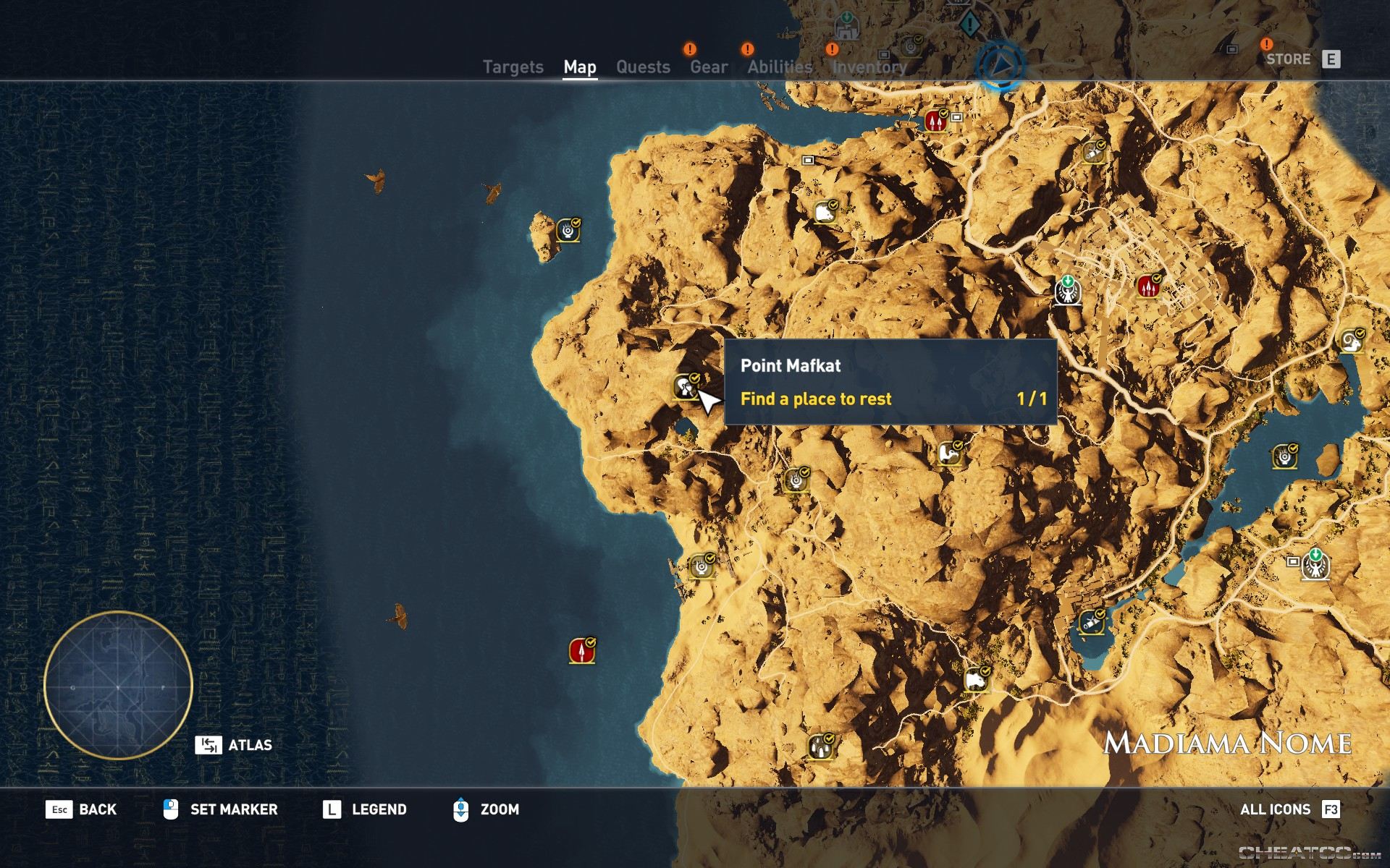 Assassin's Creed Origins - All Hermit Locations
