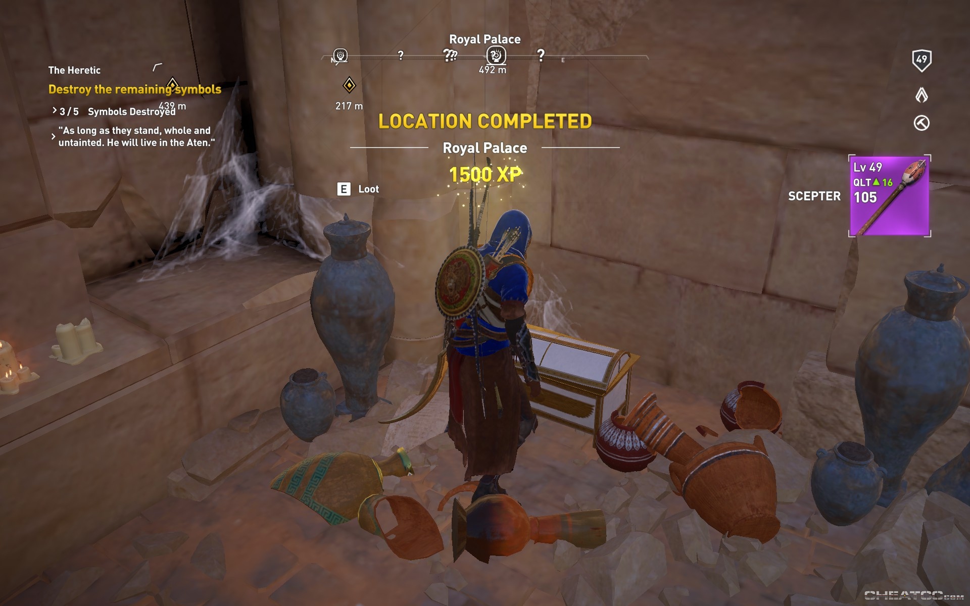 Assassin's Creed: Origins Guide & Walkthrough - The Royal Palace (Location)