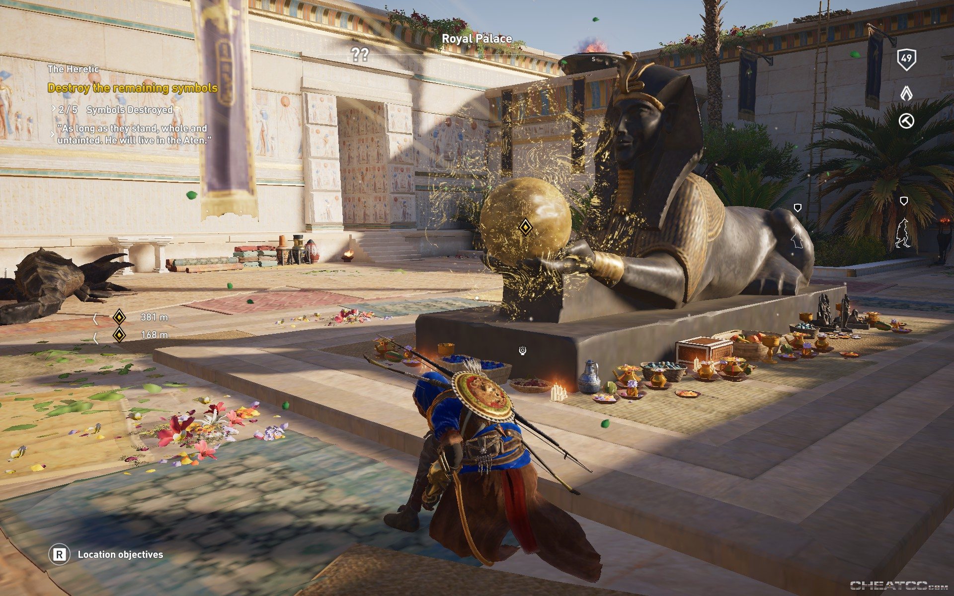 Assassin's Creed: Origins Guide & Walkthrough - The Royal Palace (Location)