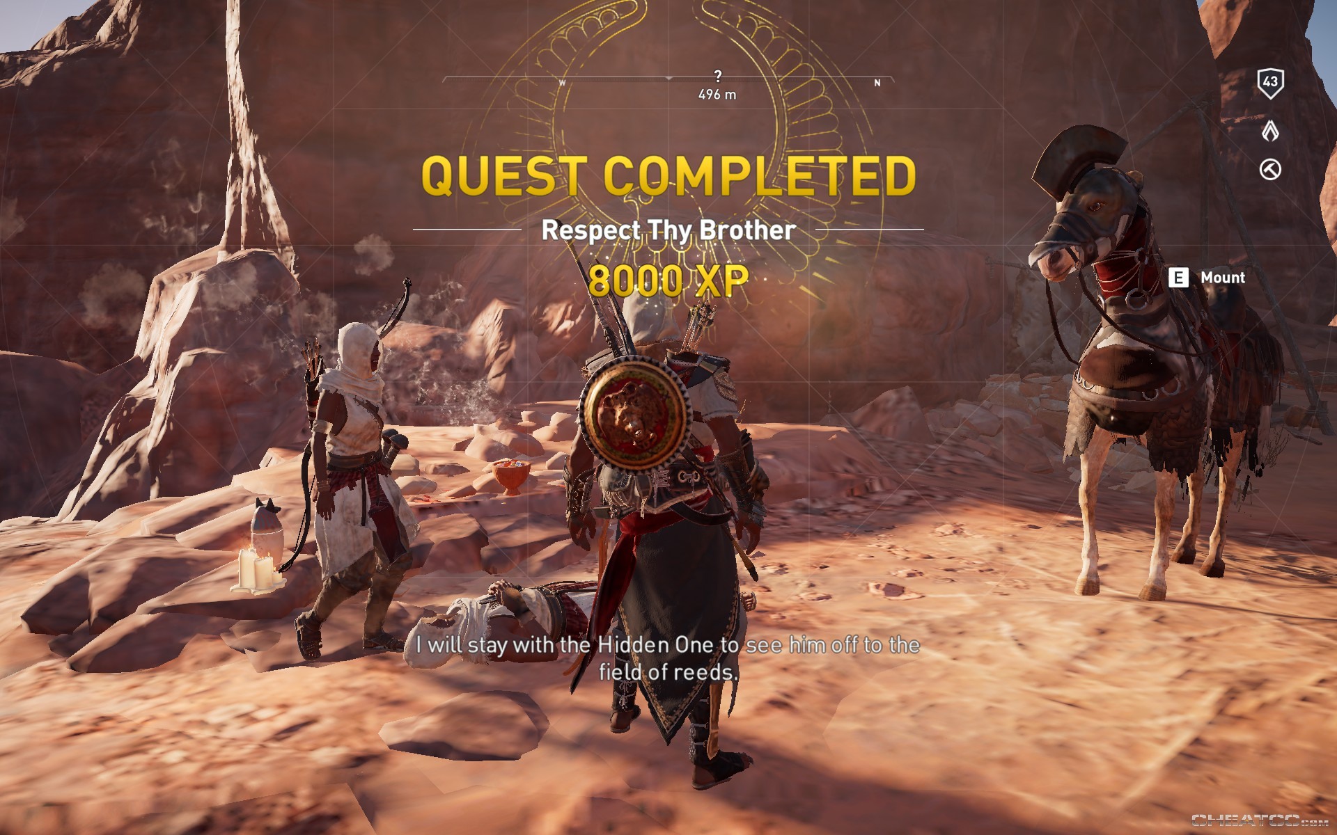Assassin's Creed: Origins Guide & Walkthrough - Respect Thy Brother (Side  Quest)