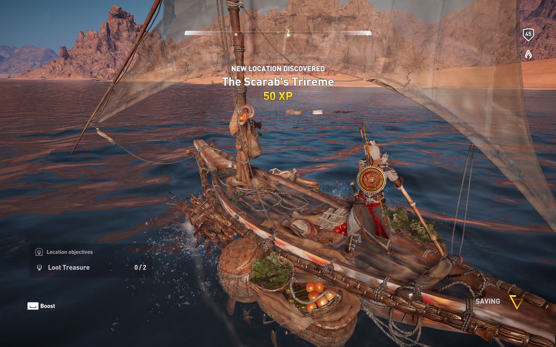 Assassin's Creed: Origins Guide & Walkthrough - Mareia Trireme (Location)