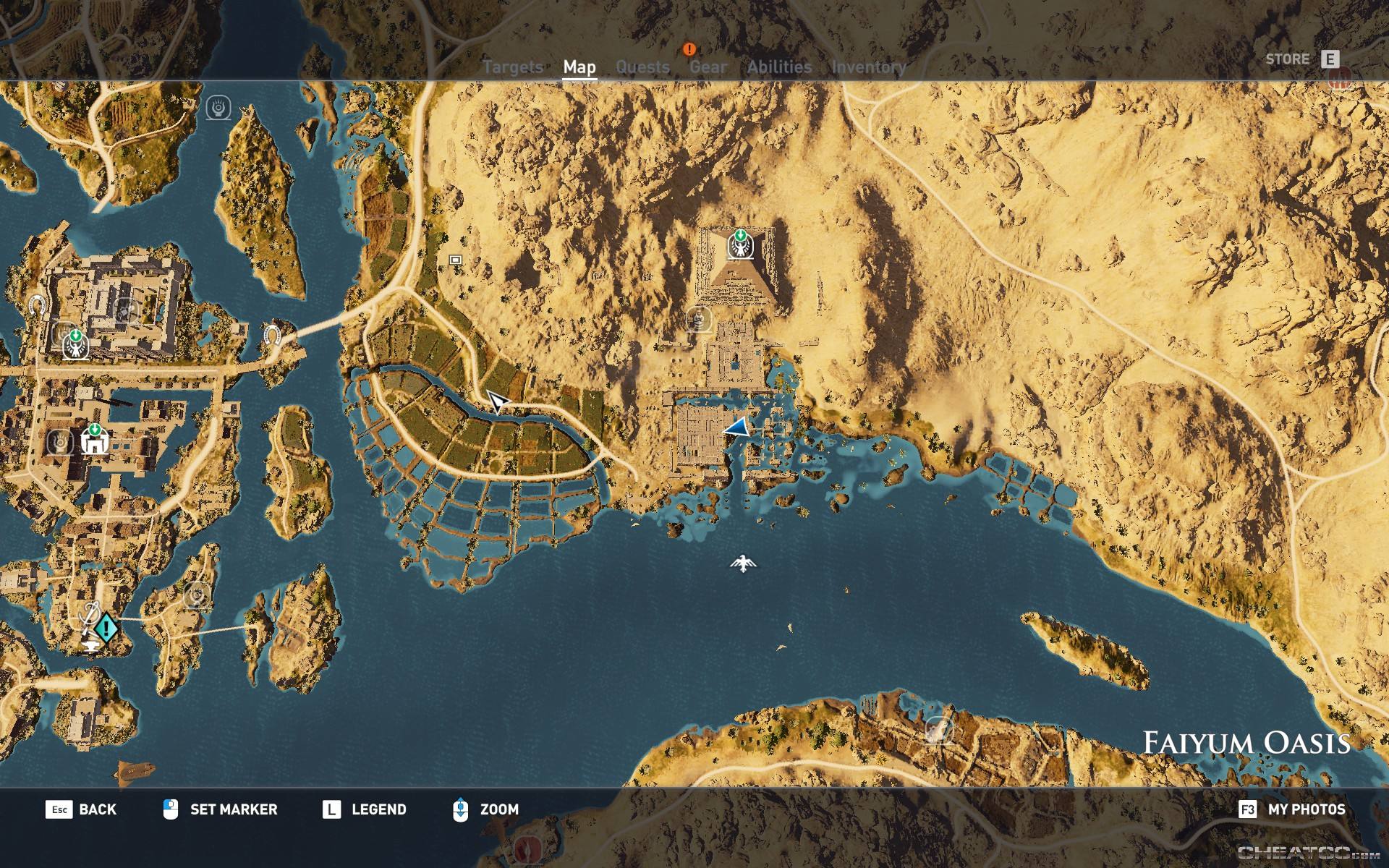 Possible Spoiler) Full Map of AC Origins - Mostly Fogged : r/assassinscreed