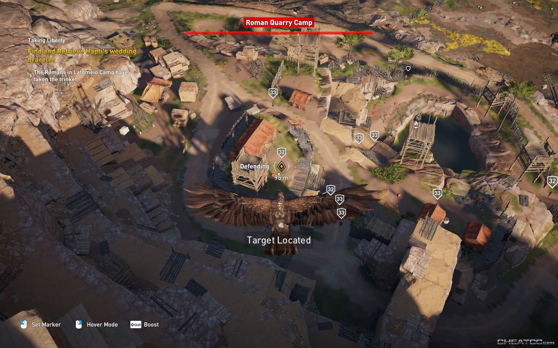 Assassin's Creed Origins - Bird's Eye View of Full Map