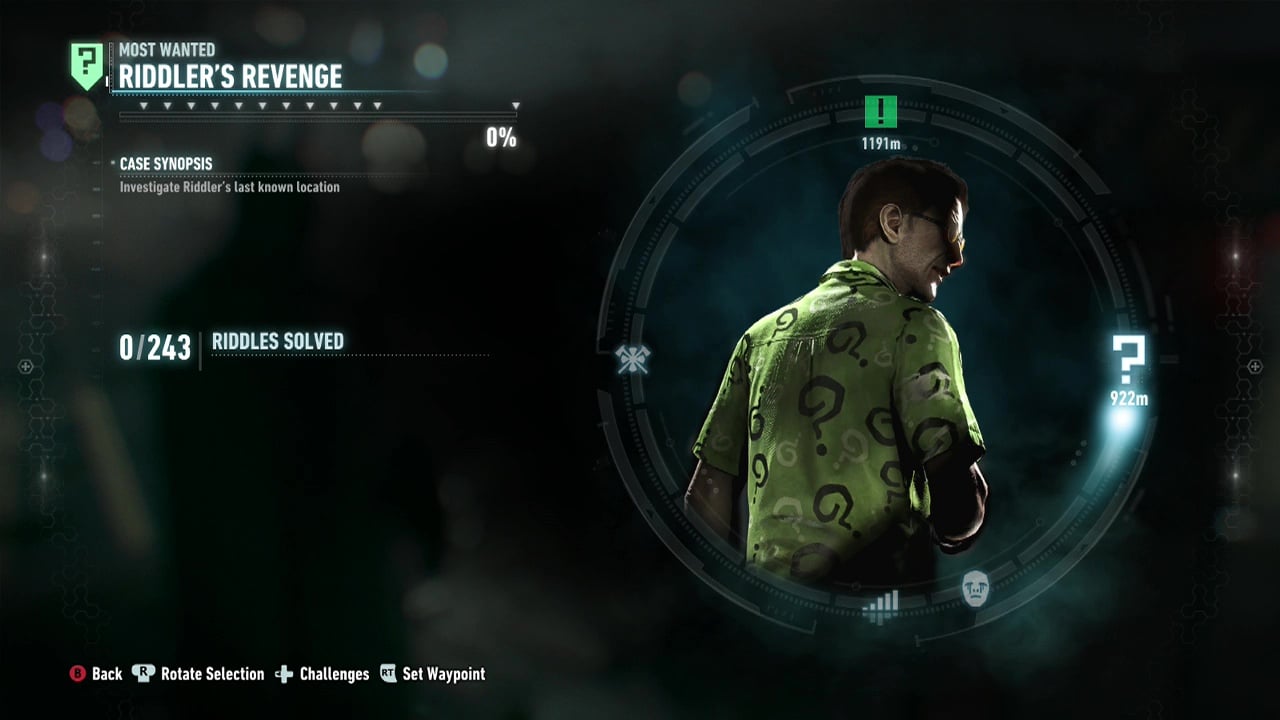 Batman: Arkham Asylum Riddler Challenges Guide