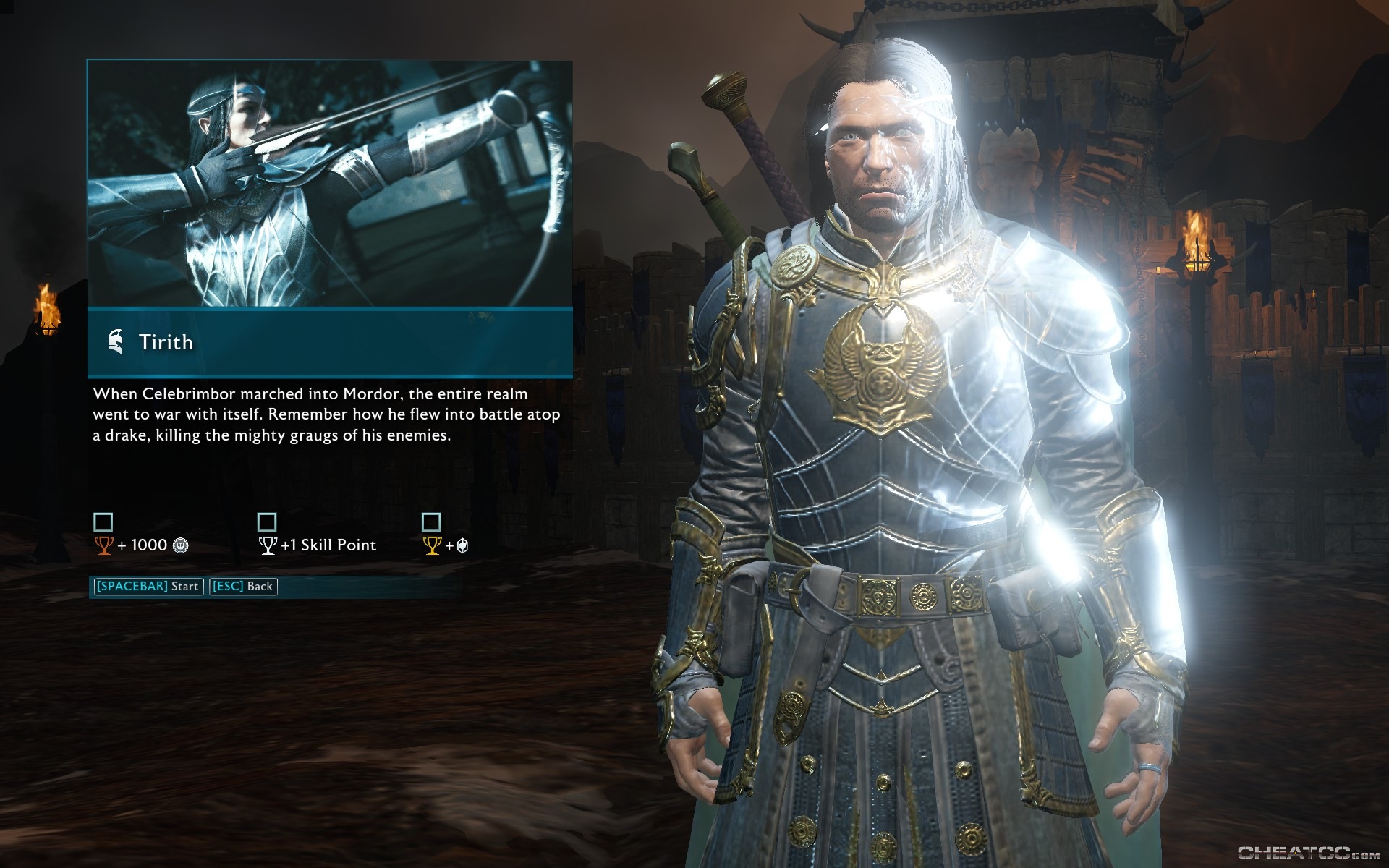 Cosplay And Runes In Free Shadow of Mordor DLC