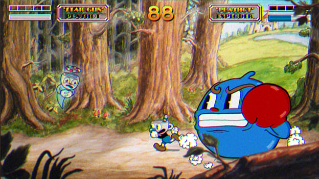 Cuphead in Don't Deal with the Devil Screenshot