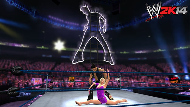 Captura de pantalla de WWE 2K14