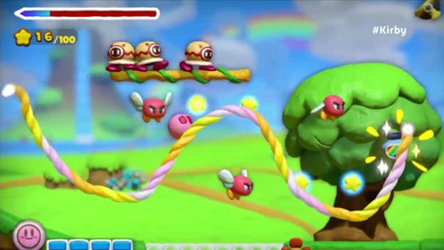 Kirby and the Rainbow Curse Screenshot