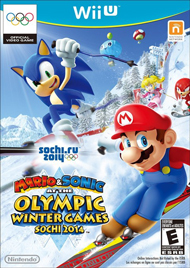 Mario & Sonic at the Sochi 2014 Olympic Winter Games Box Art