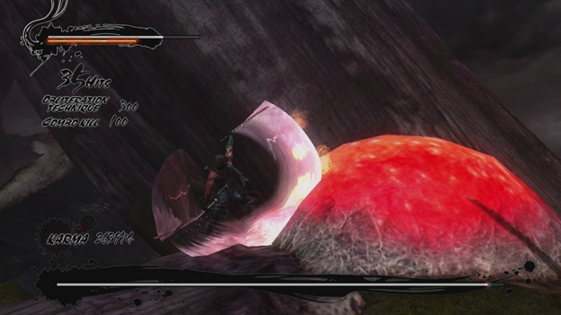 Ninja Gaiden 3: Captura de pantalla de Razor's Edge