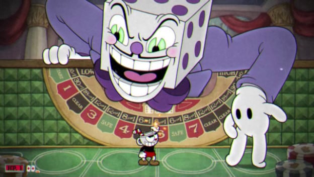 how to beat king dice in cuphead