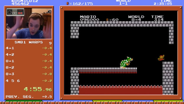 world record for wanted on super mario bros