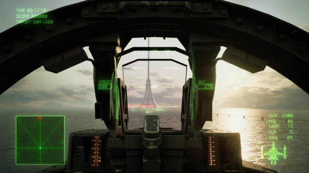 Ace Combat 7: Captura de pantalla desconocida de cielos desconocidos