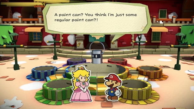 Paper Mario: Color Splash Screenshot