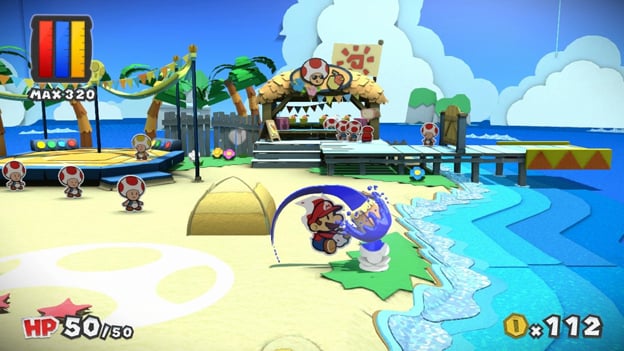 Paper Mario: Color Splash Screenshot