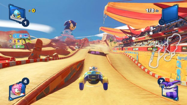 team sonic racing gameplay