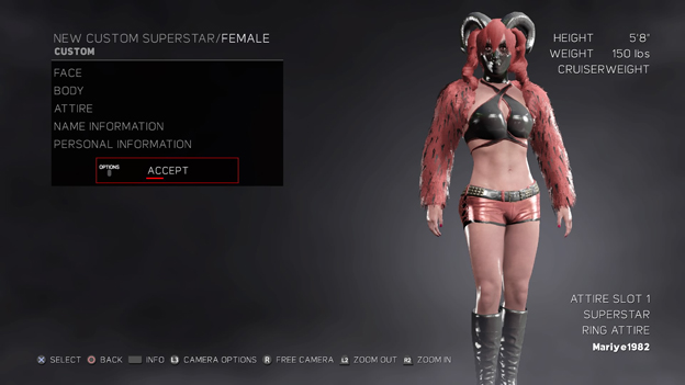 Captura de pantalla de WWE 2K17